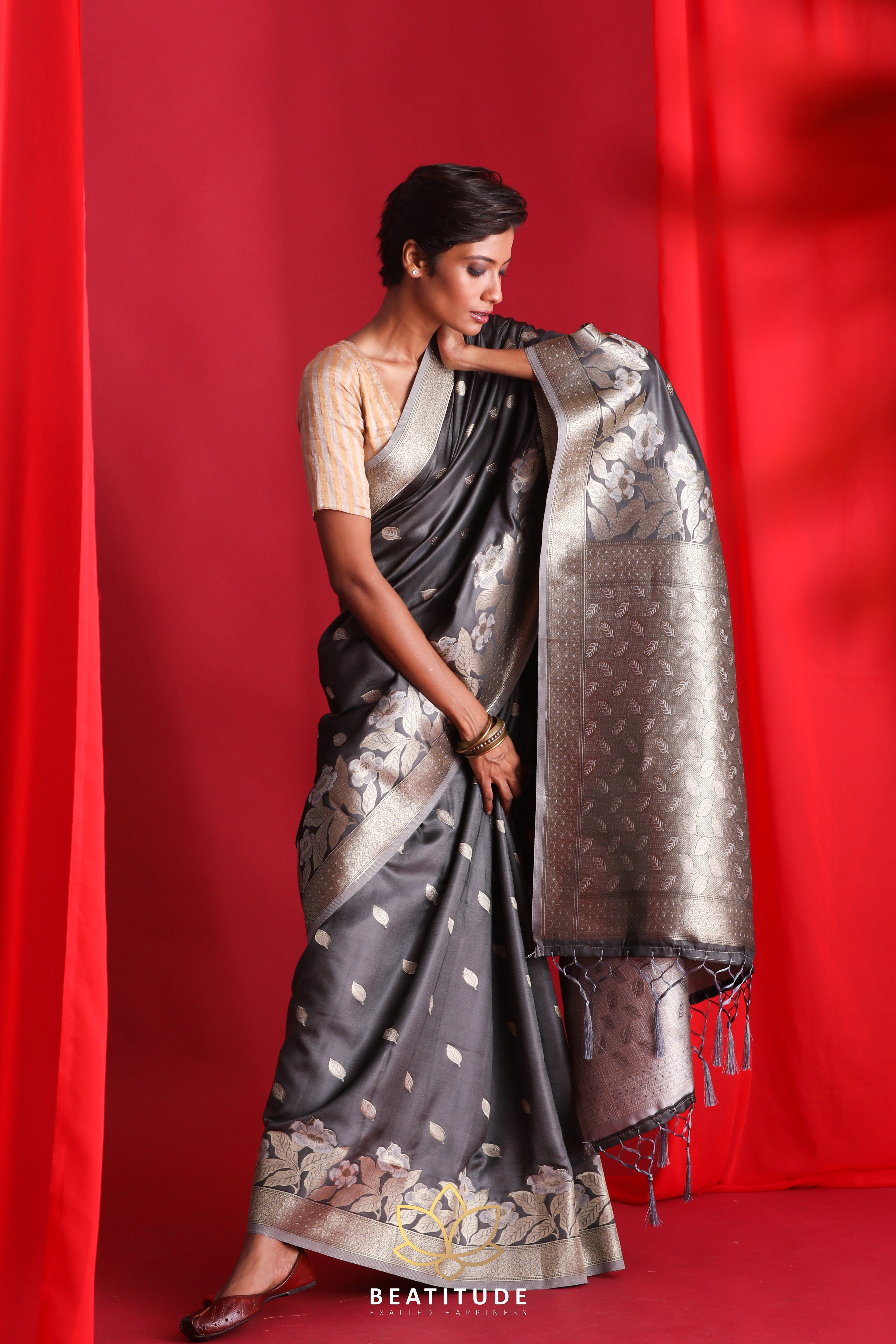 Buy Latest Banarasi Sarees Online in India | Taneira