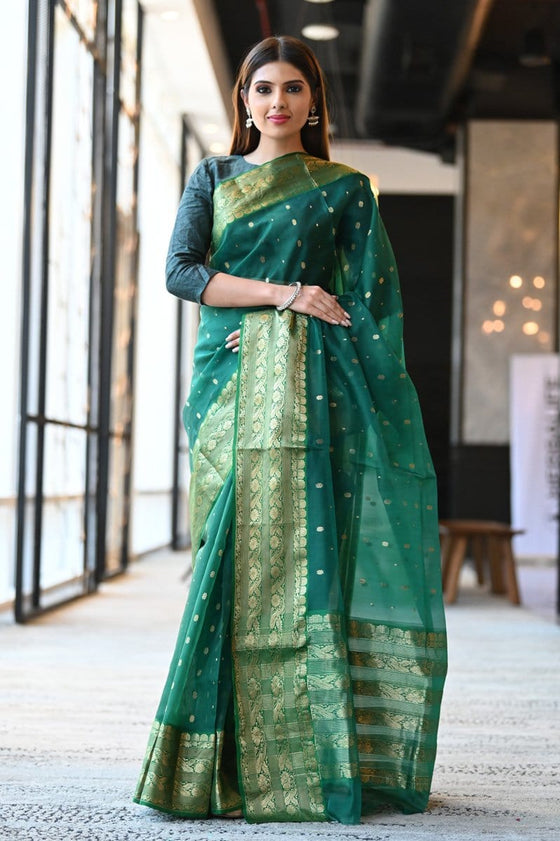 Chanderi Saree with Embroidery work SR05649168